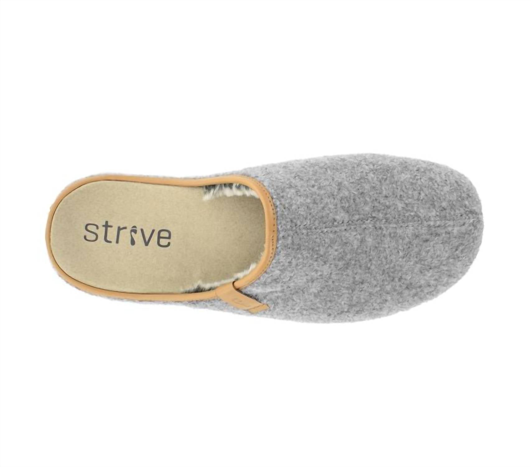 Strive - Men's Cologne Wool Mule Orthotic Slipper