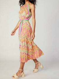 Current Air - Printed Halter Dress