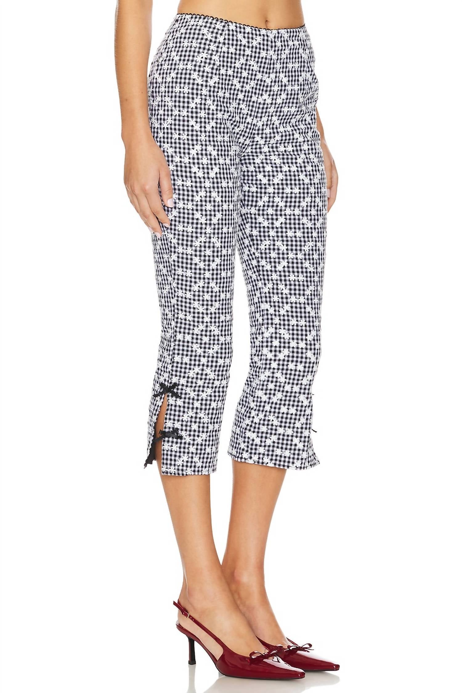 For Love & Lemons - Mimi Cropped Capri Pants