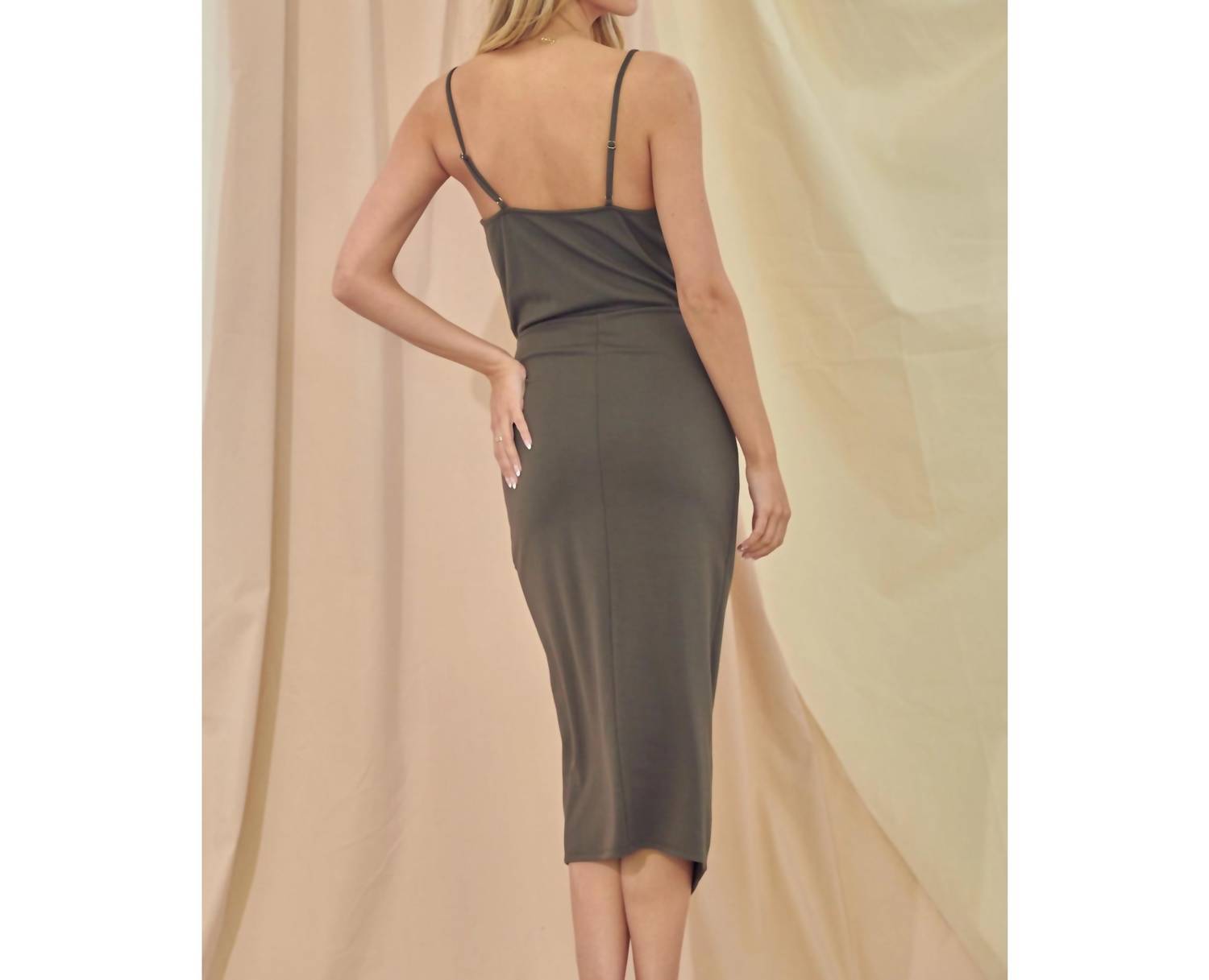 Fore Collection - Ava Wrap Midi Dress