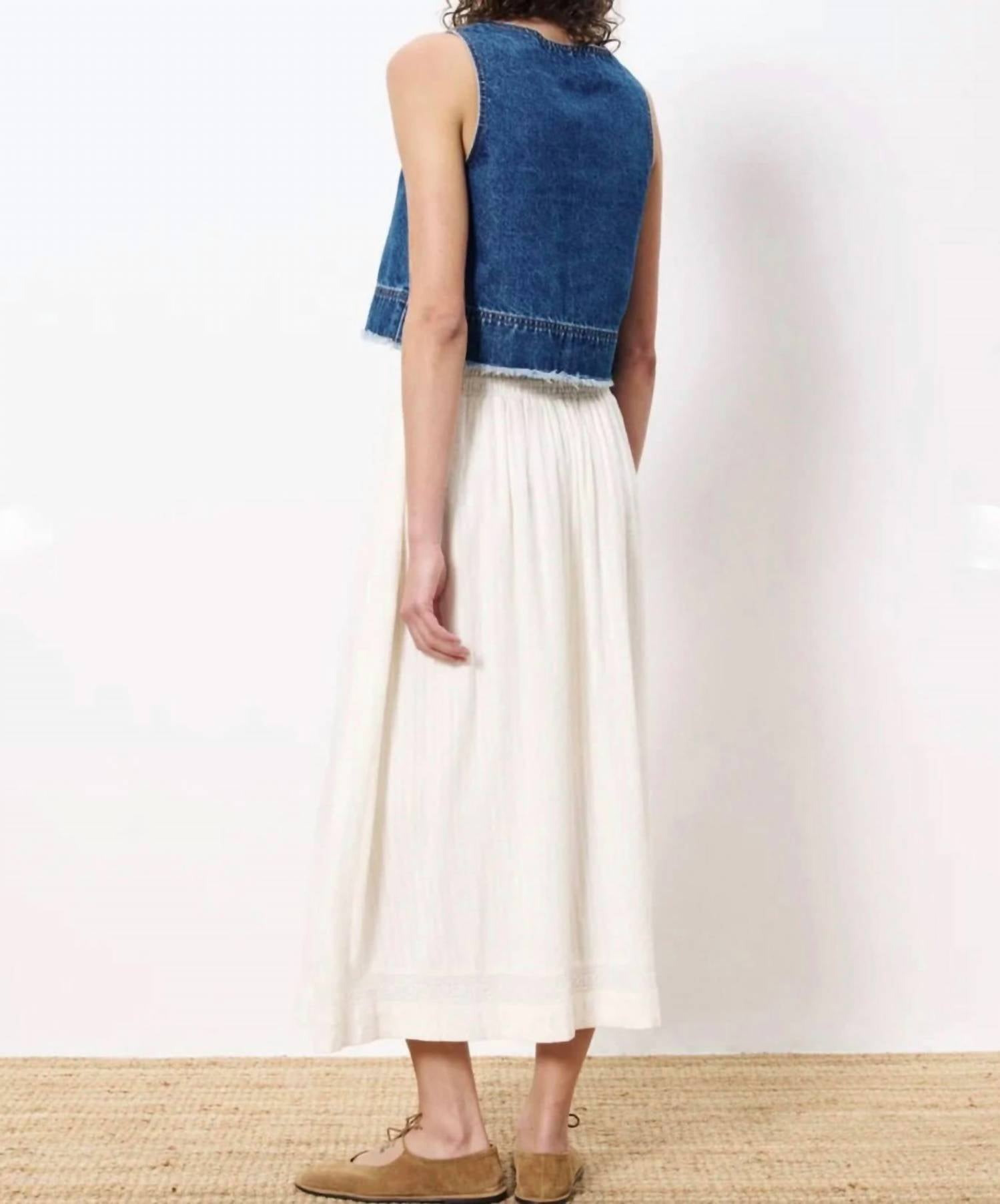Frnch - Akane Creme Skirt