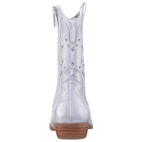 Nina - Girl's Fillan Metallic Inside Zip Cowboy Boots