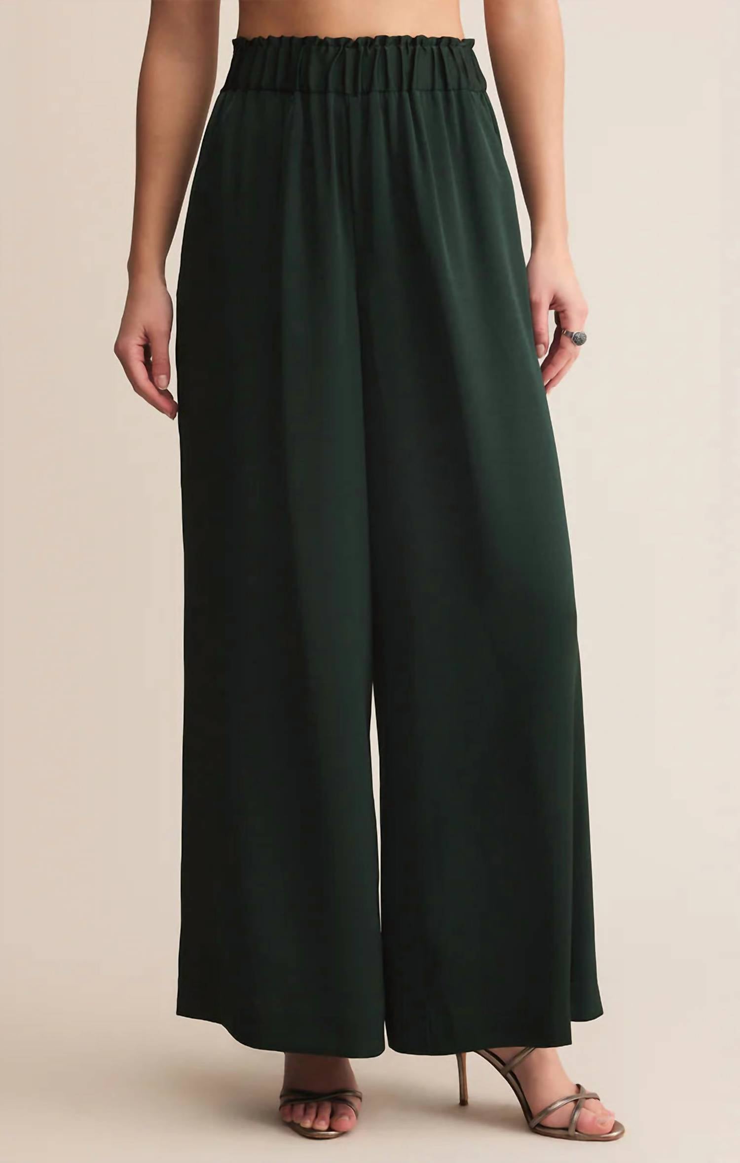 Z Supply - Isolde Wide Leg Satin Pant