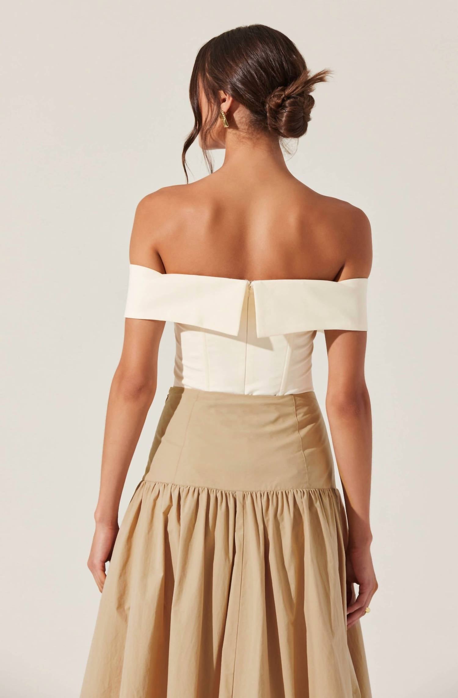 Astr - Telayna Off Shoulder Bow Top