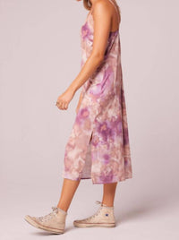 Amaranth Tie Dye Dress