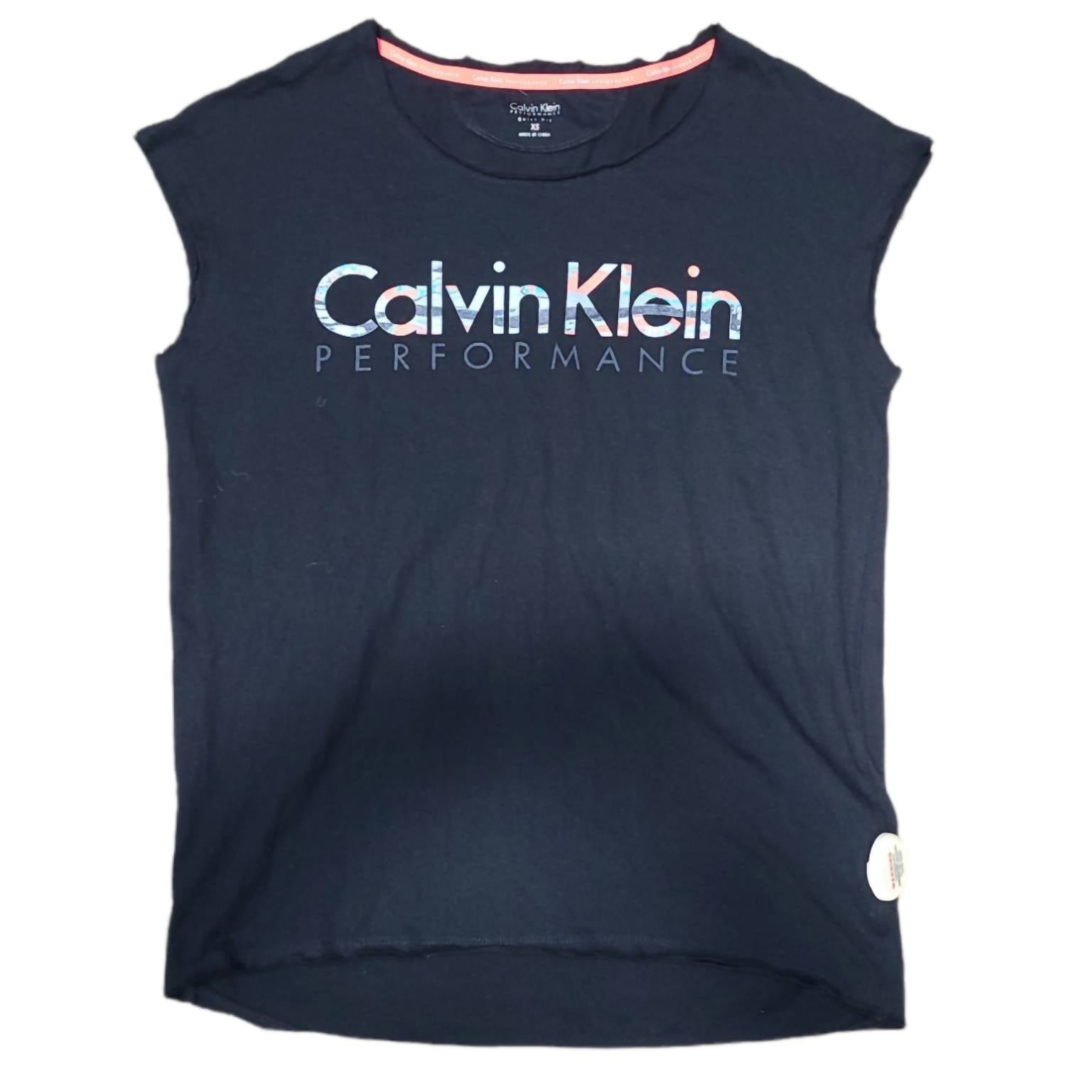 Calvin Klein - Women's Performance work out Logo T-Shirt