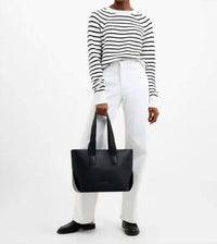 French Connection - Lillie Mozart Stripe Crew Sweater