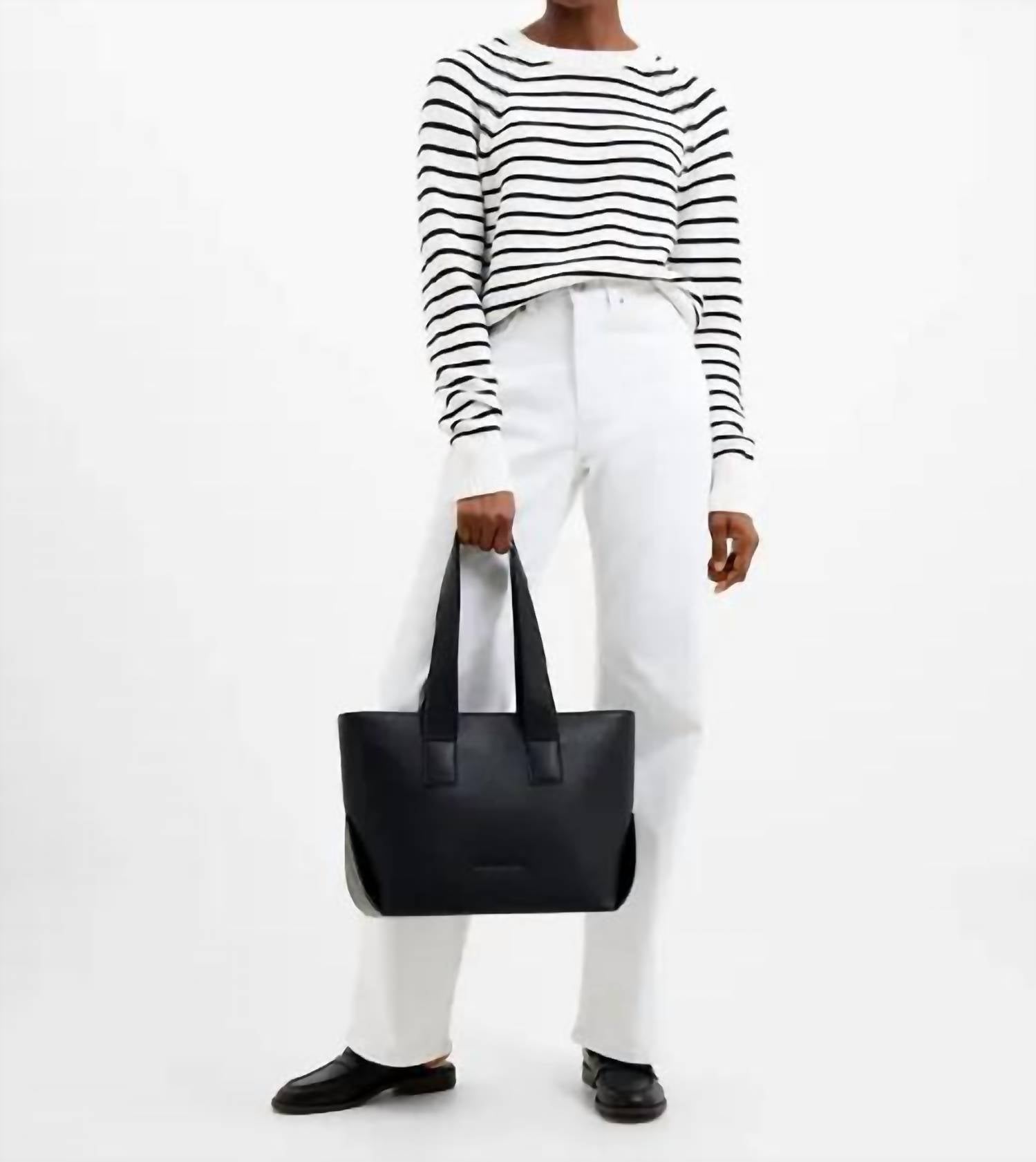 French Connection - Lillie Mozart Stripe Crew Sweater