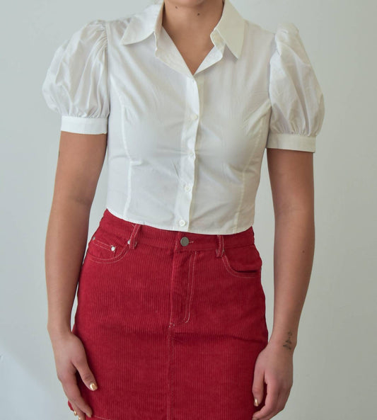 Dress Forum - Poplin Crop Blouse