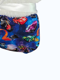 Charlies Project Fast Cars Plush Bamboo Blanket in multi - item - detail view