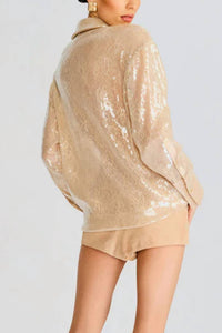 Retrofete - Ariana Sequin Lace Shirt
