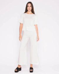 Ripley Rader - Ponte Knit Short Sleeve Top - Extended