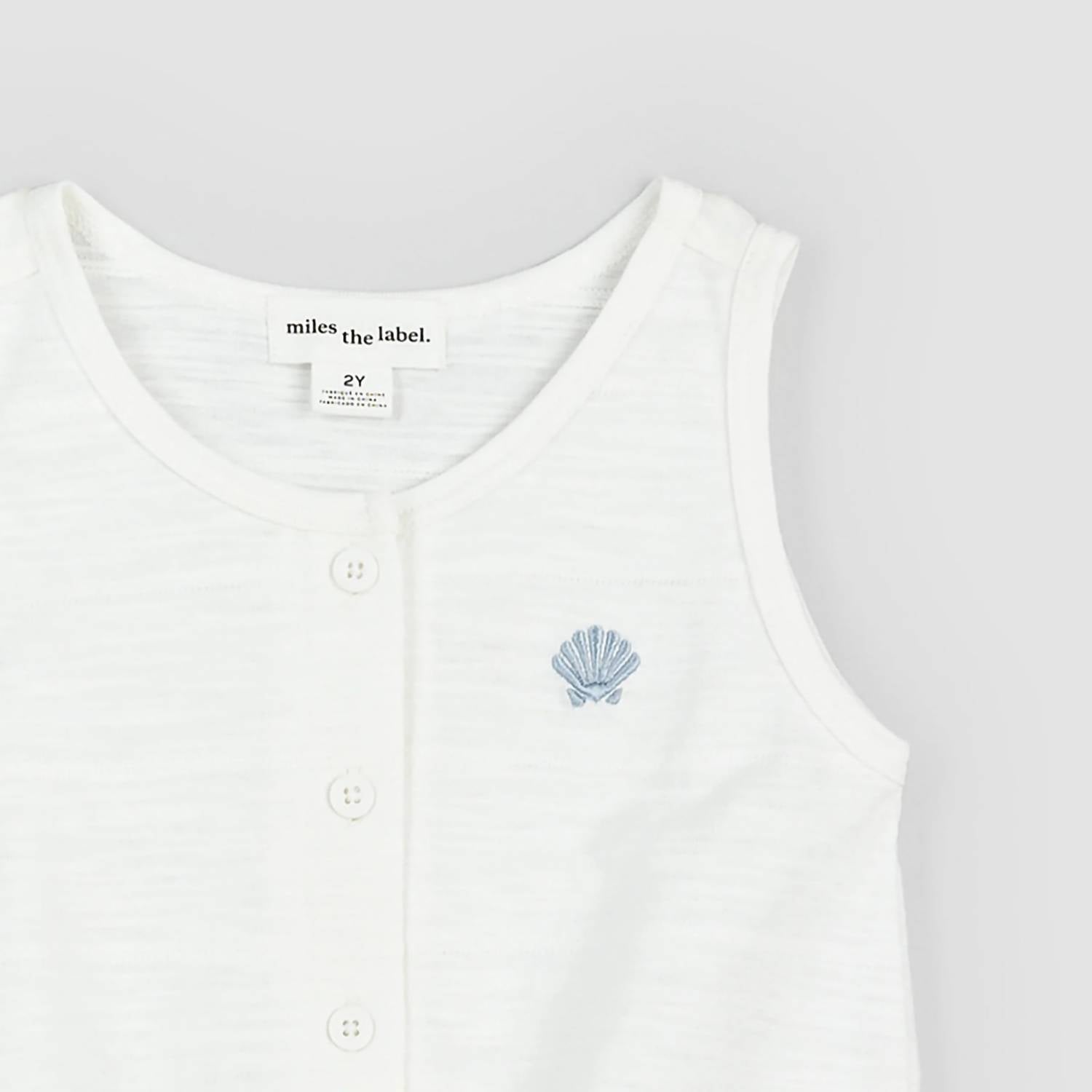 Miles The Label - Girl's Tied Shell Knit Tank