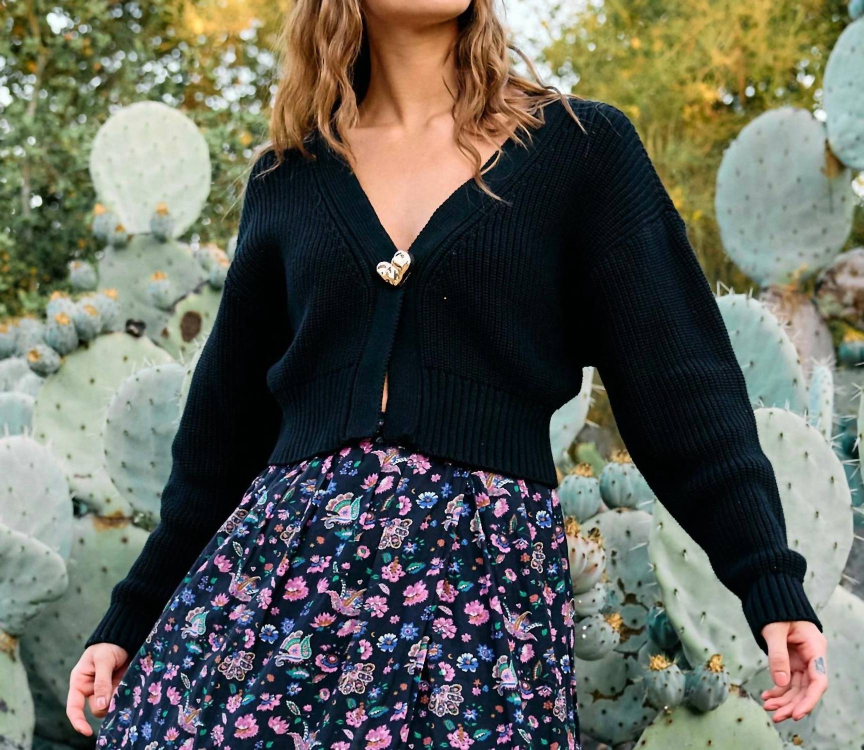 Cleobella - Heart Sweater Cardigan