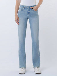 Flying Monkey - Low Rise Straight Leg Denim Jeans