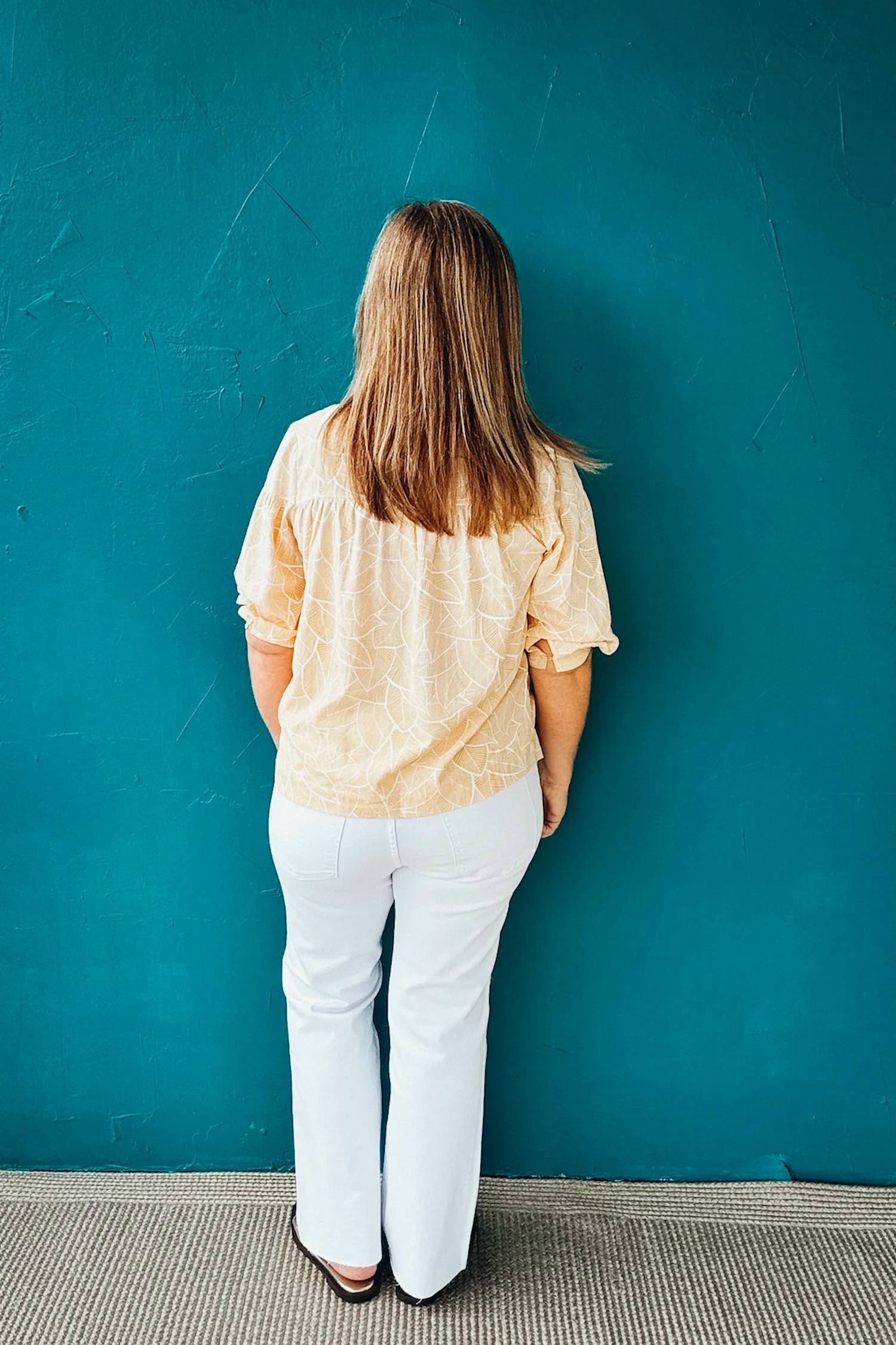 Pinch - Amelia Quarter Sleeve Print Blouse
