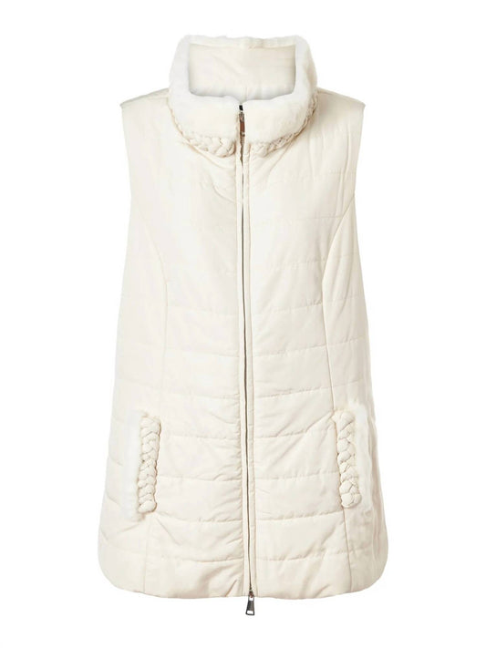 Diomi - Women's Mink Braided Nylon Vest