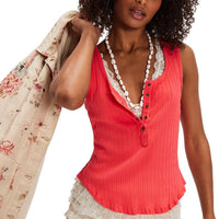 Free People - Bryson Henley Knit Tank