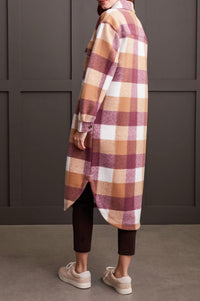 Tribal - Plaid Long Shacket