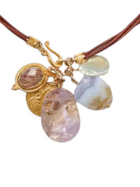 Chan Luu - Women's Traveler Leather Charm Necklace