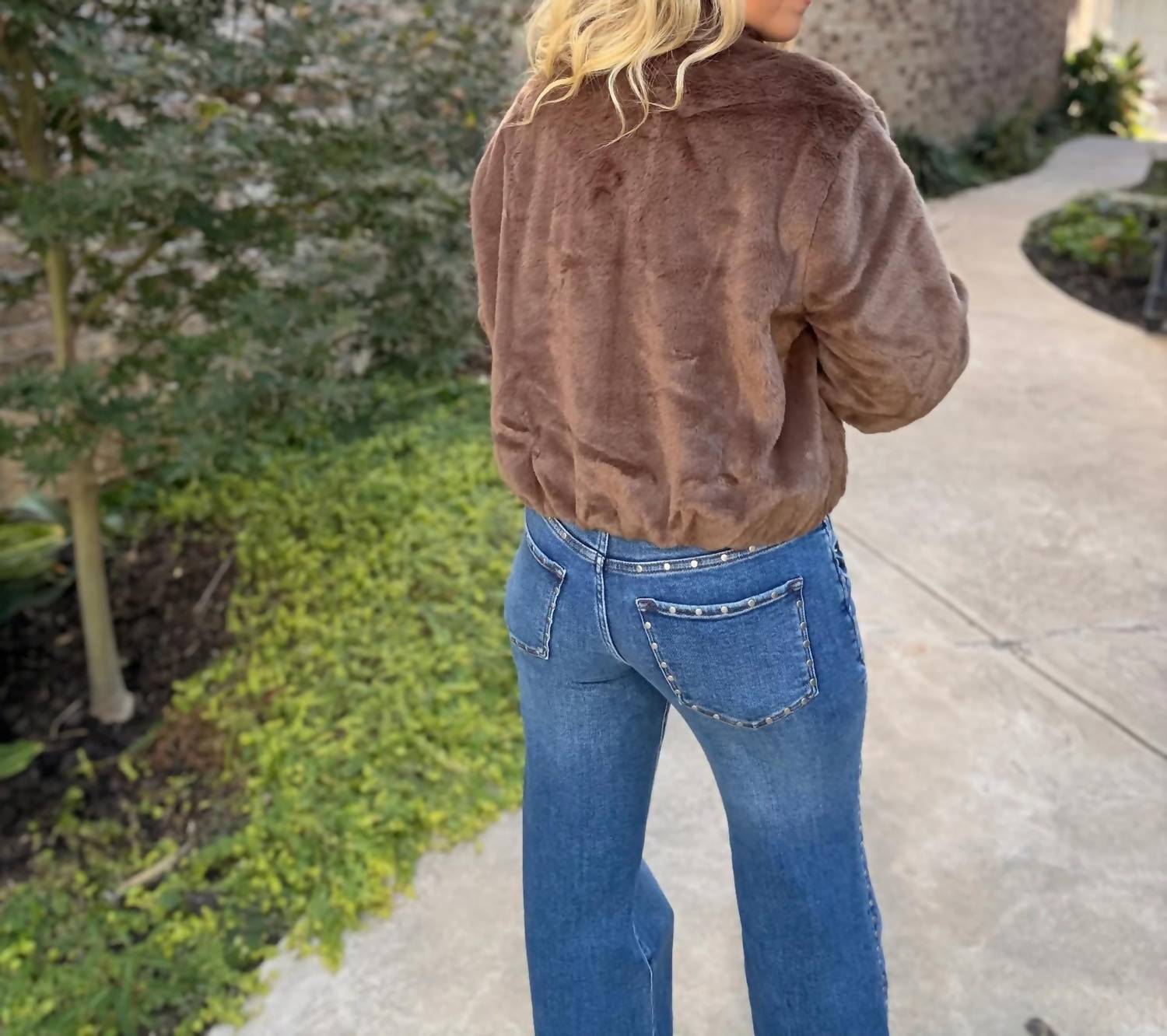 Hyfve - Gus Faux Fur Zip Jacket