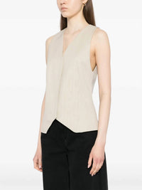 St. Agni - Pinstripe Wool Vest
