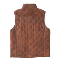 Madison Creek Outfitters Beaver Creek Leather Vest in bourbon - men's jacket - view 6