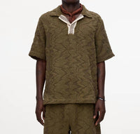 Oas - Pine Verve Palmer Crochet Shirt