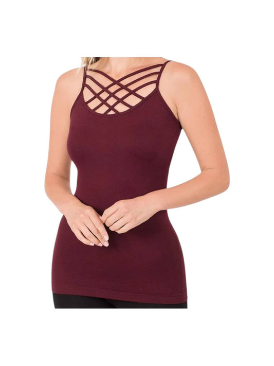 Zenana - Triple Criss-cross Camisole