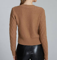 Autumn Cashmere - Mixed Cable Crew Sweater