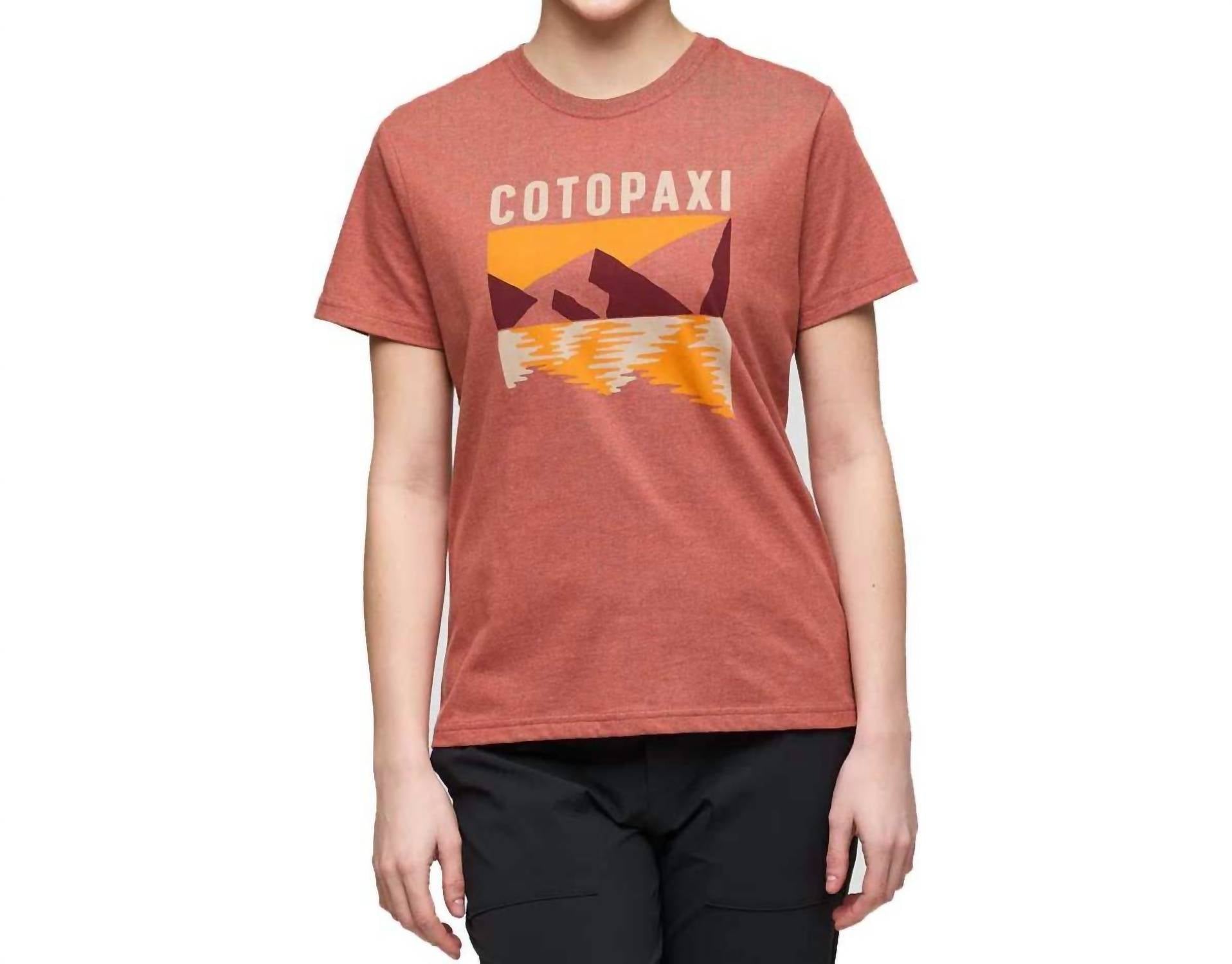 cotopaxi Reflections T-shirt in faded brick - women's t-shirt