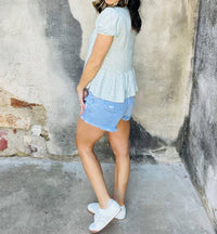 Kori - Rayon Babydoll Top