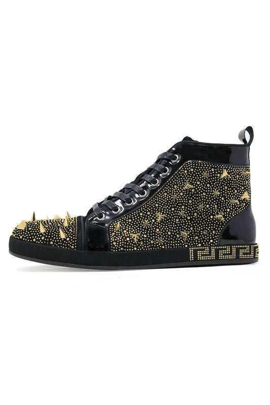 Barabas - Men's Show Stopper Spike High Top Sneakers
