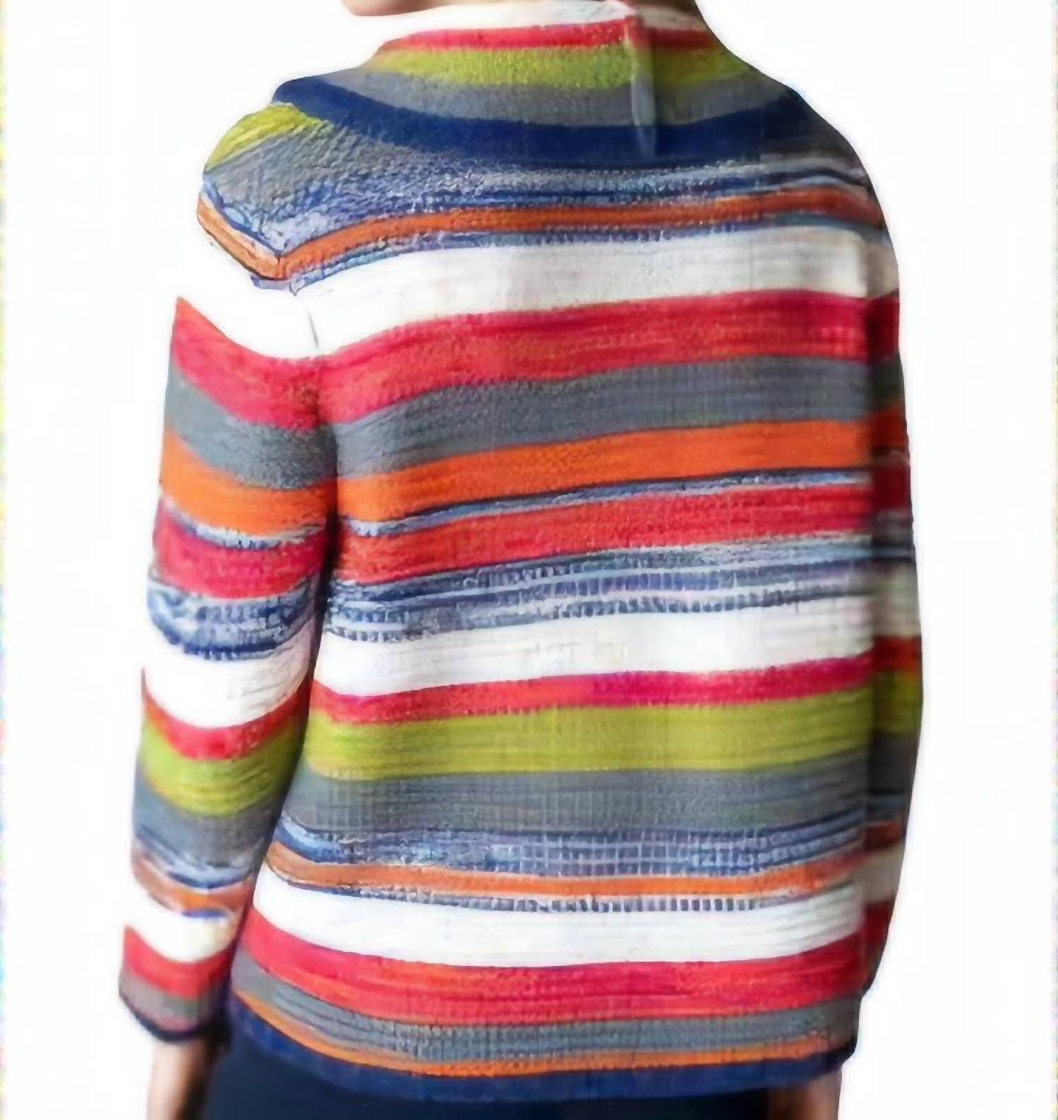 Habitat - Rustic Stripe Cowl Pullover Sweater