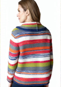 Habitat - Rustic Stripe Cowl Pullover Sweater