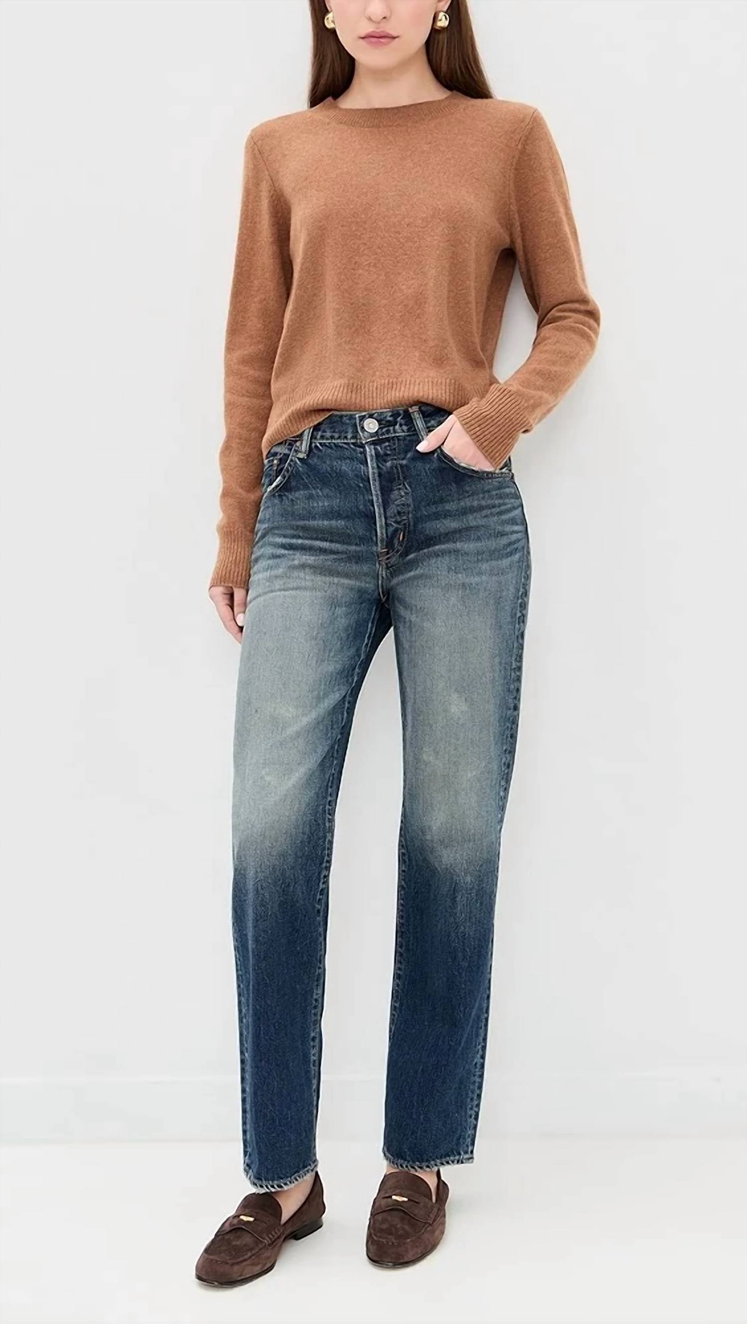 Moussy - Mid Rise Arborwood Straight Jeans