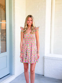 Sincerely Ours - Avalynn Floral Magic Mini Dress