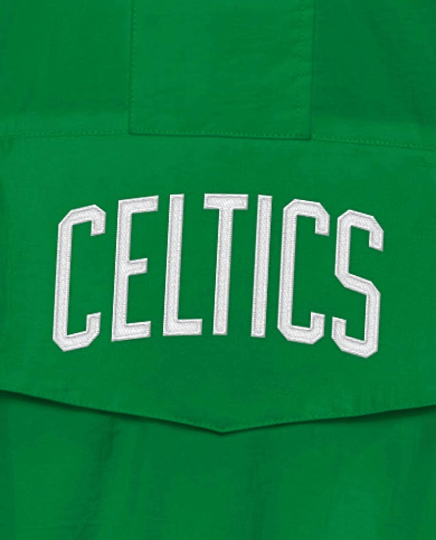 Starter - Men's Boston Celtics Home Team Half-zip Jacket
