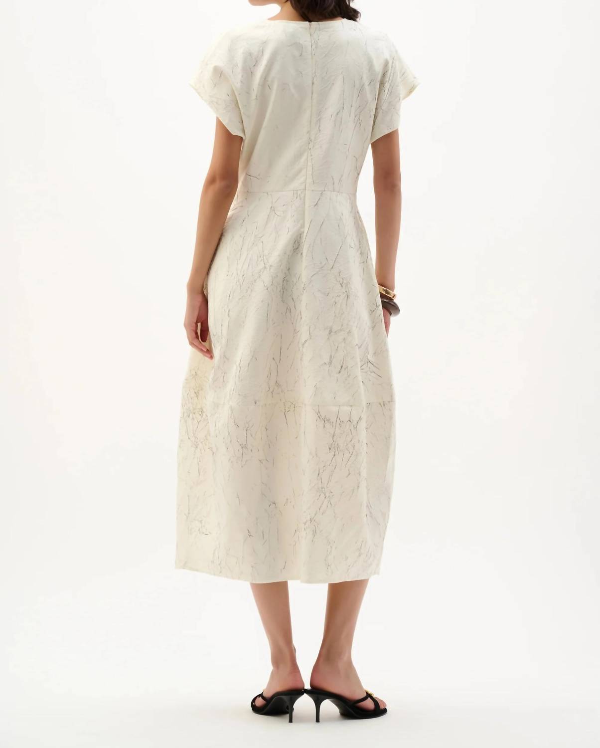 Joseph Ribkoff - Abstract Print Midi Cocoon Dress