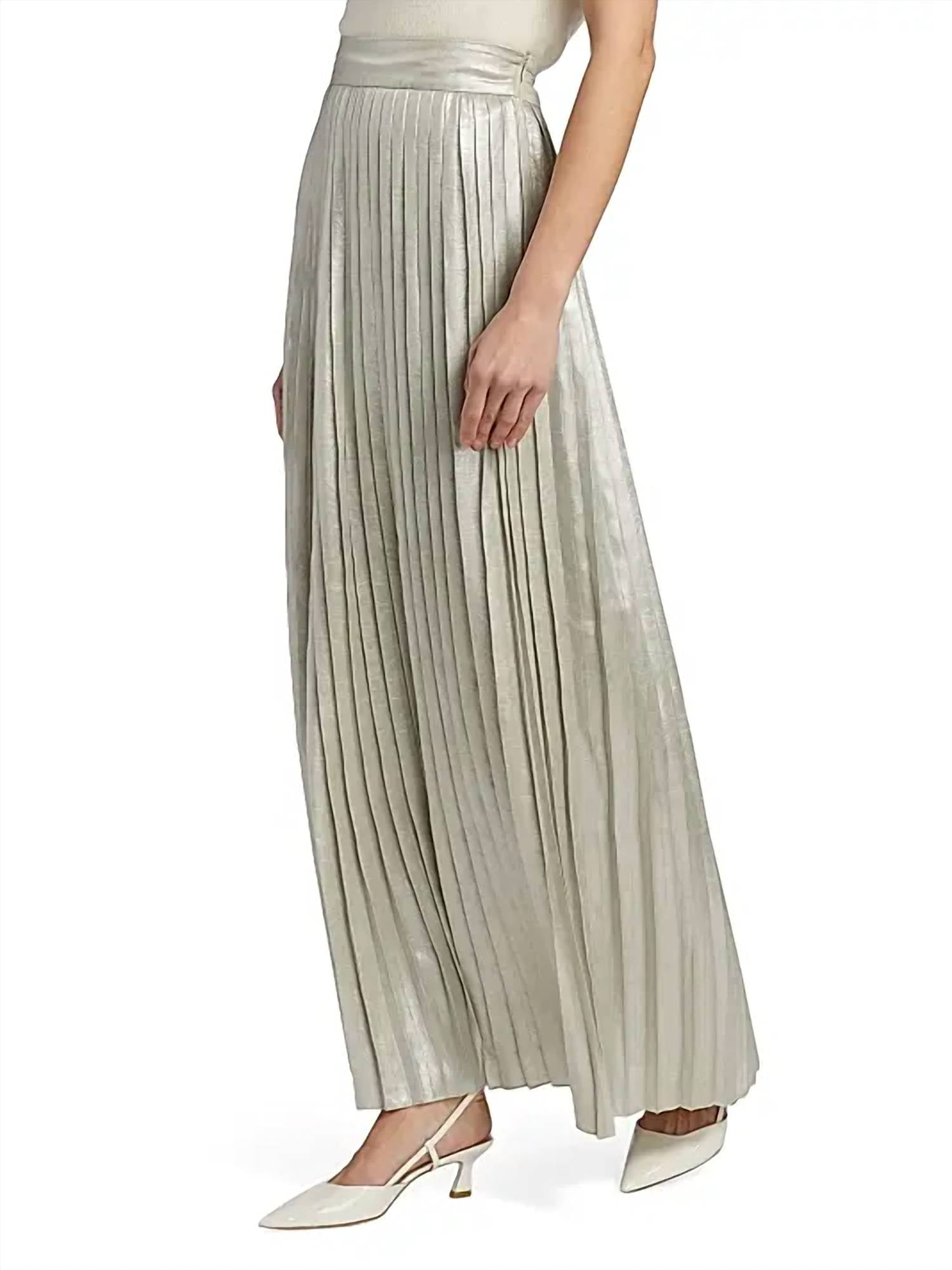 Toccin - Dillon Pleated Midi Skirt