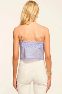 Ramy Brook - Ayda Embellished Linen Tank Top