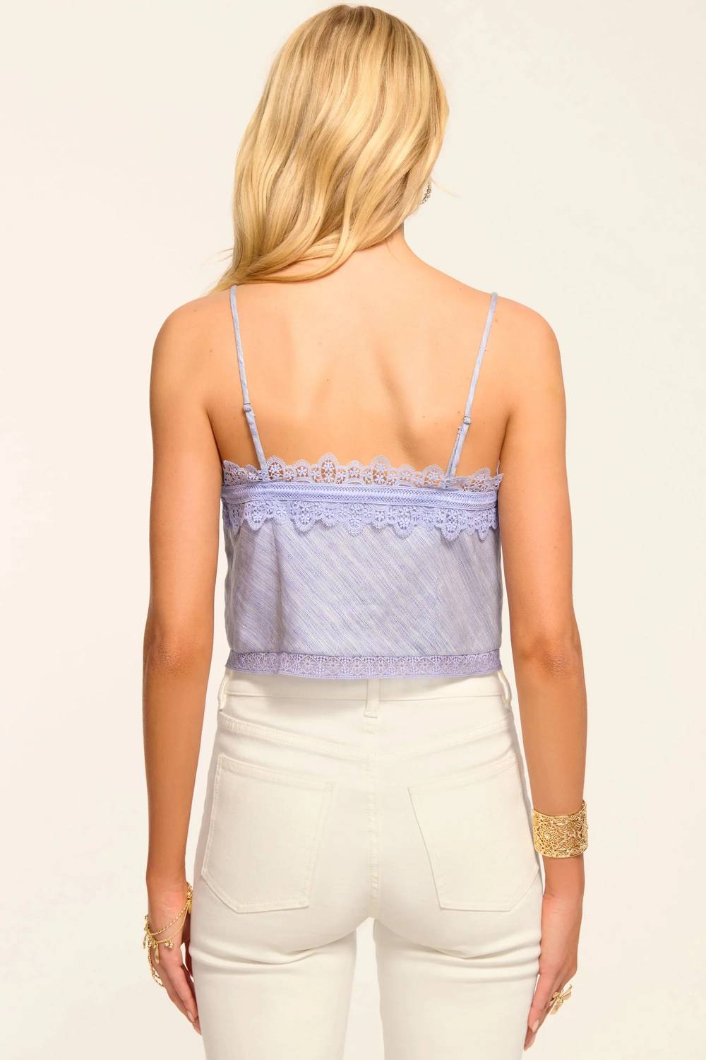 Ramy Brook - Ayda Embellished Linen Tank Top