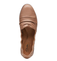 Clarks Women's Jenette Ruby Flats in praline leather - women's flats - view 6
