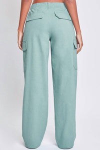 Ymi - High Rise Straight Leg Cargo Pants