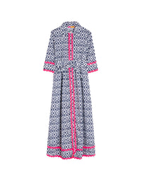 Vilagallo - Brenda Ikat Shirtwaist Dress
