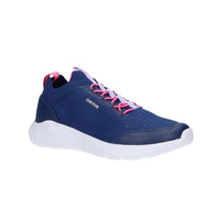 GEOX Girl's Sprintye Sneakers in navy fuchsia - kids' sneaker - alternate view