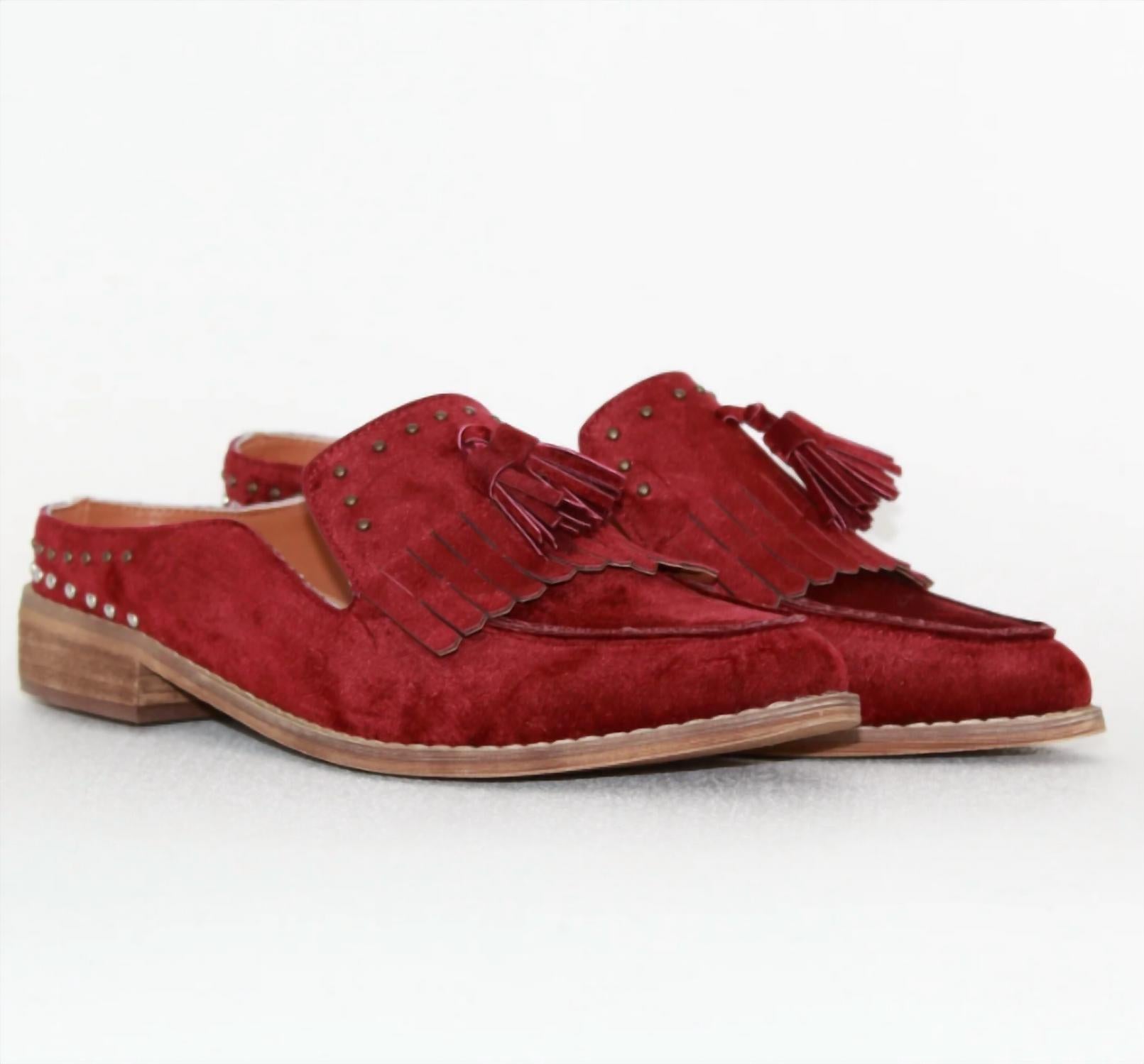 Mi.iM Women's Berlin Mule in wine - women's shoe