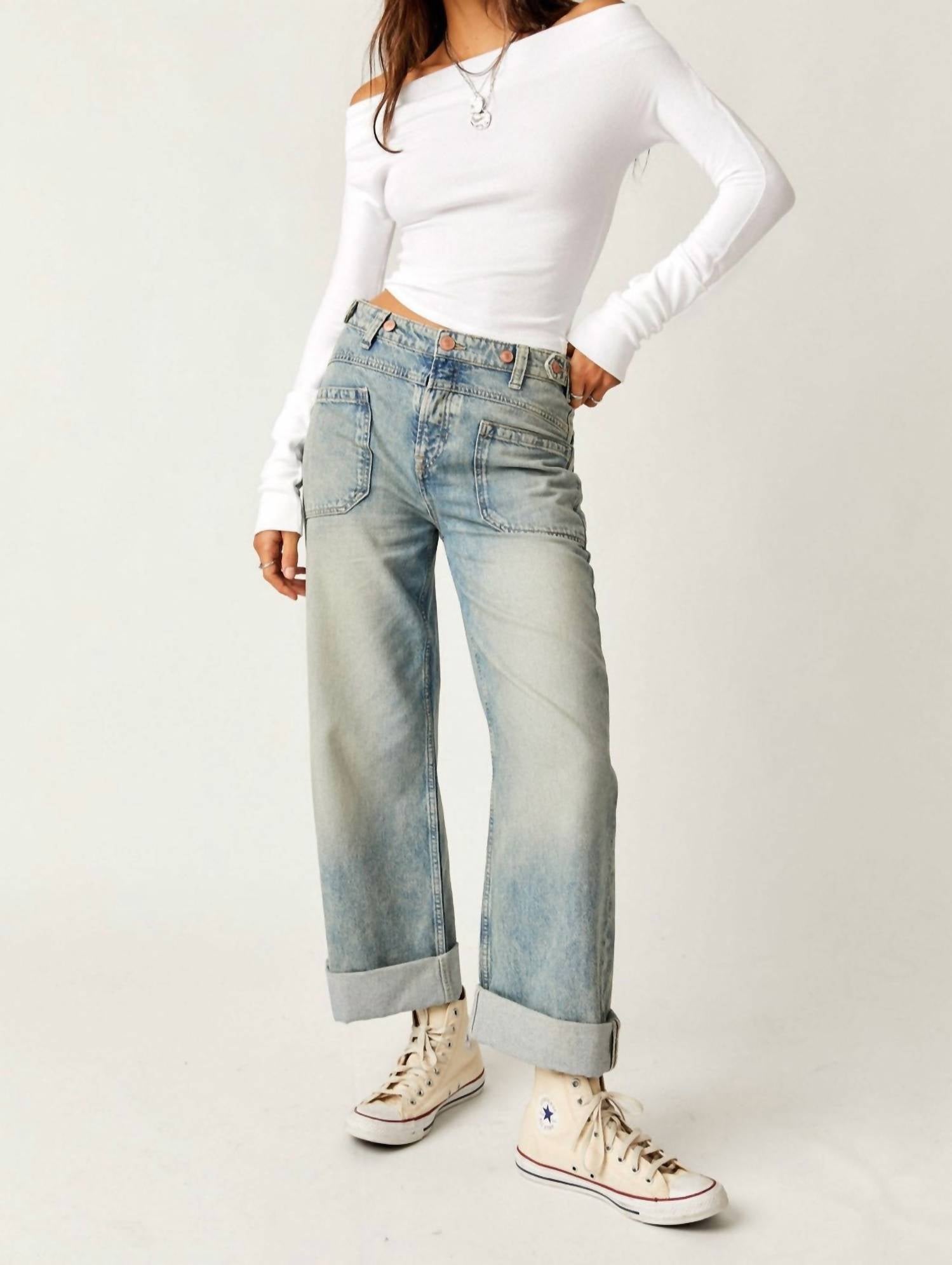 Free People - Palmer Cuffed Jean