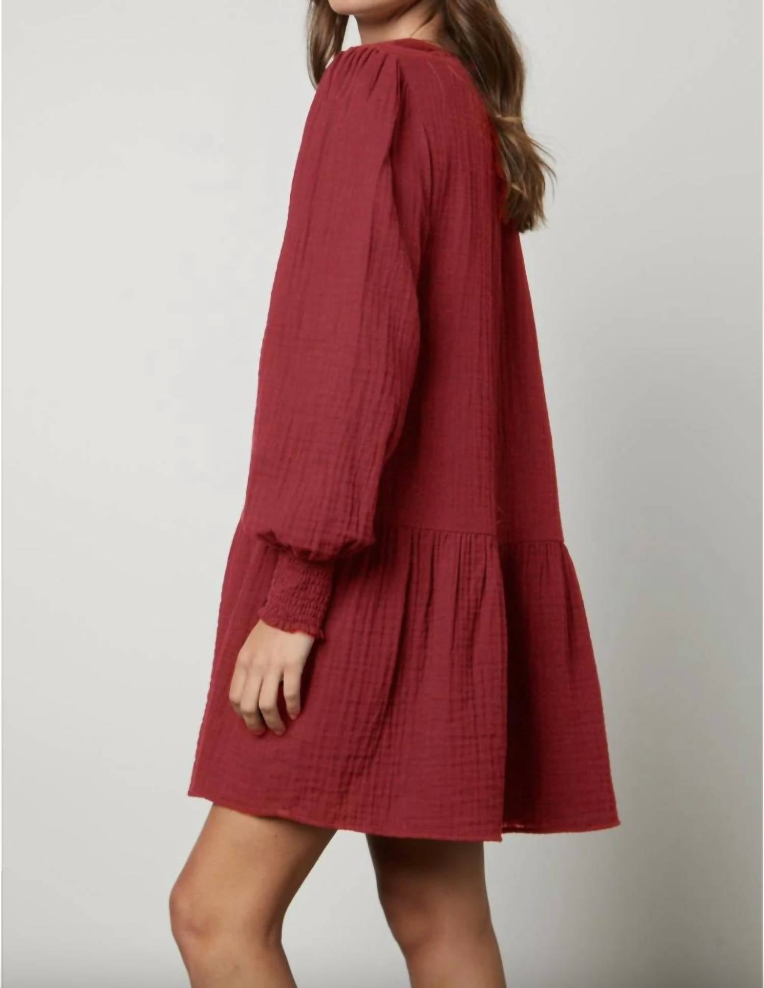 Viviana Cotton Gauze Dress