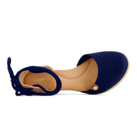 Andrea - Women's Wedge Ankle And Calf Strap Espadrilles